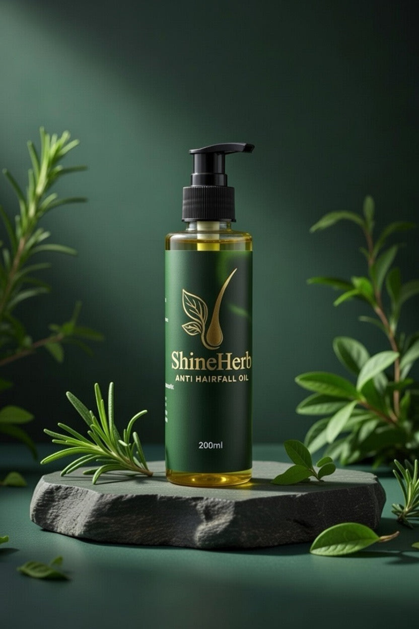 🌿 ShineHerb Natural Hair Oil